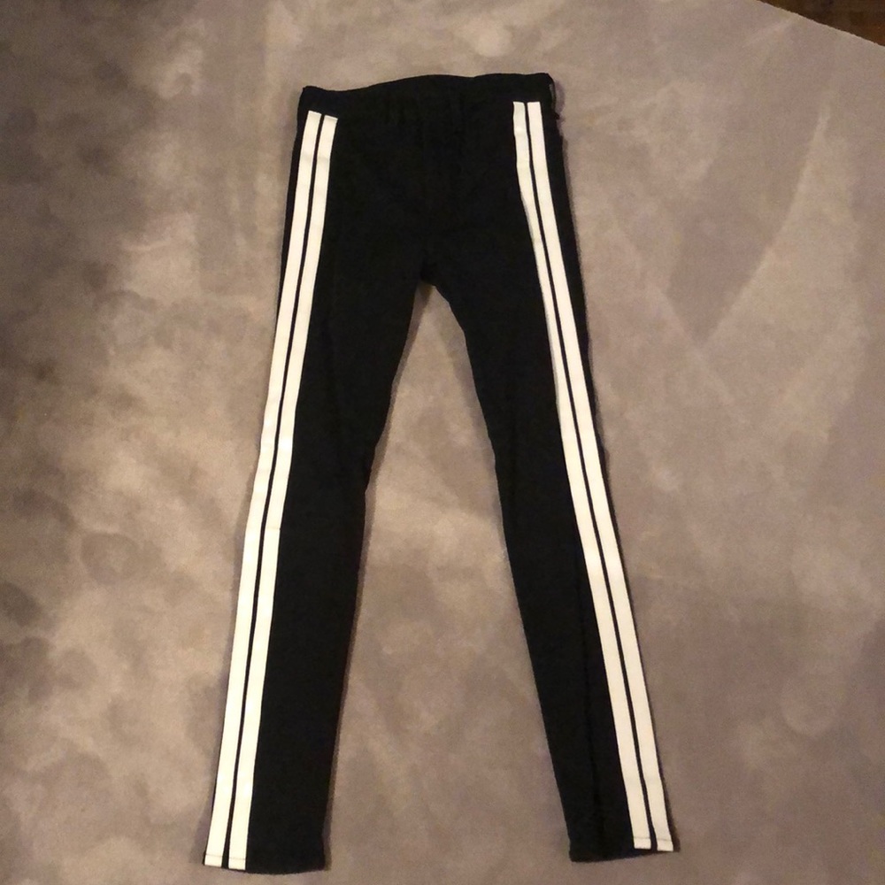Rag and Bone skinny jegging with racing stripe
